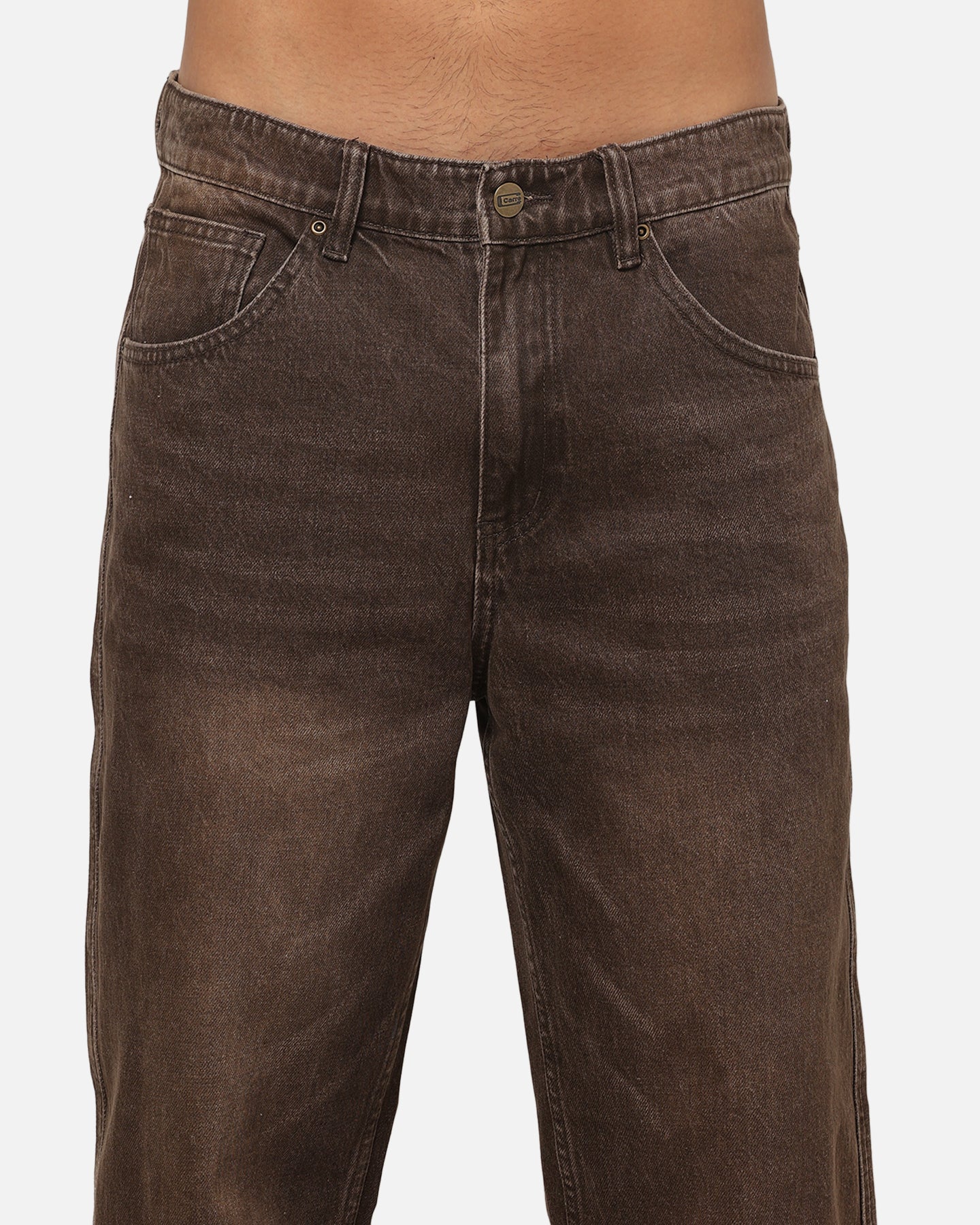 Carre Union Straight Fit Jeans Washed Brown