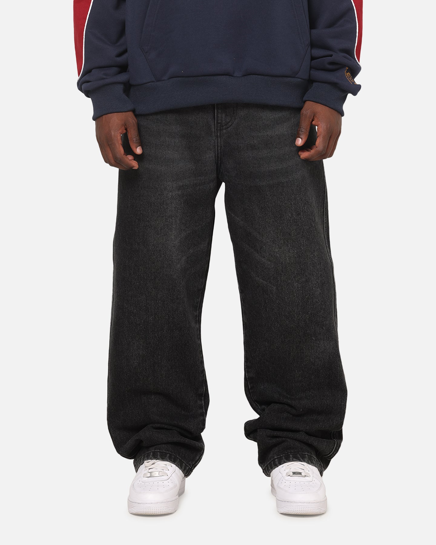 Carre Union Straight Fit Jeans Washed Black