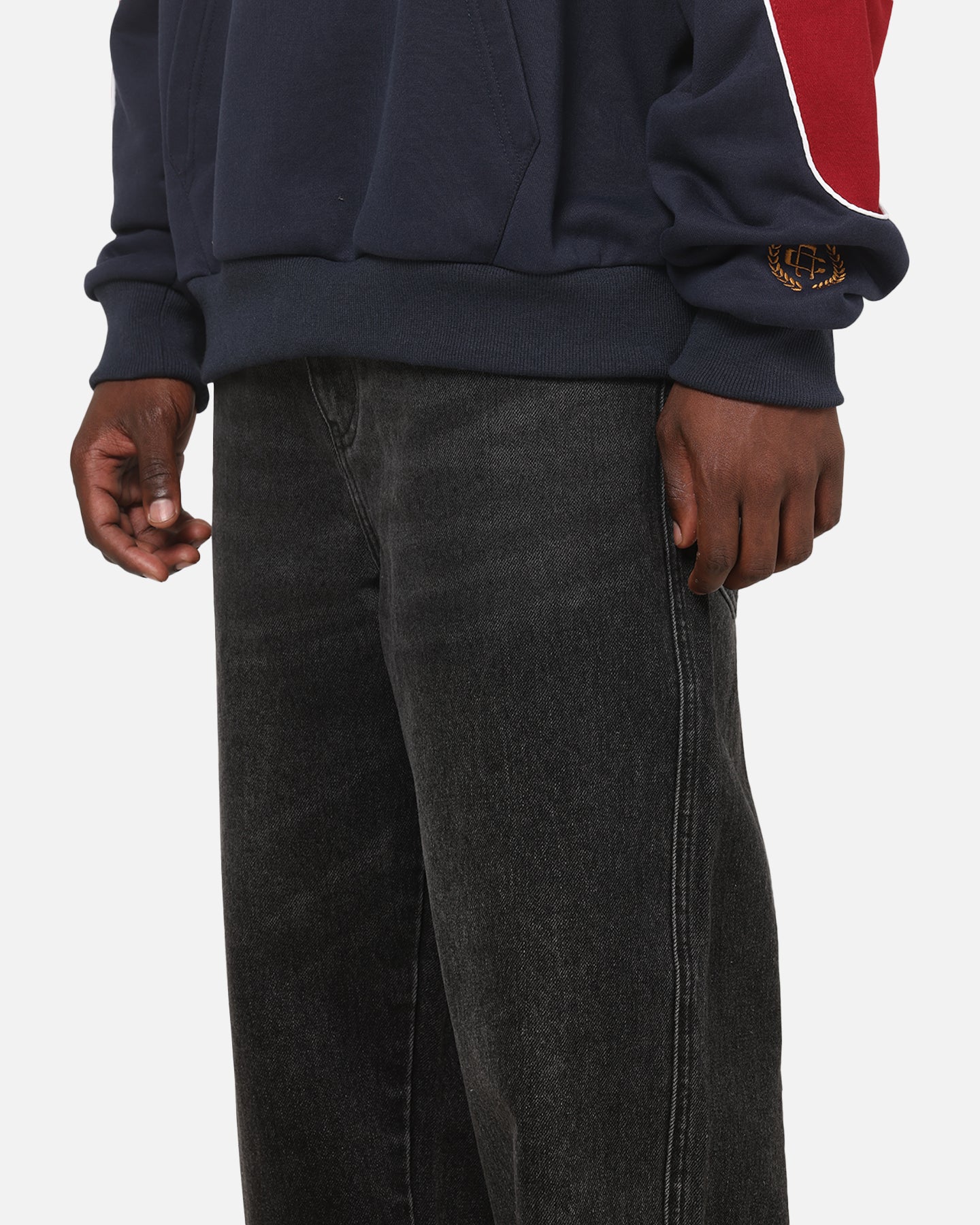 Carre Union Straight Fit Jeans Washed Black