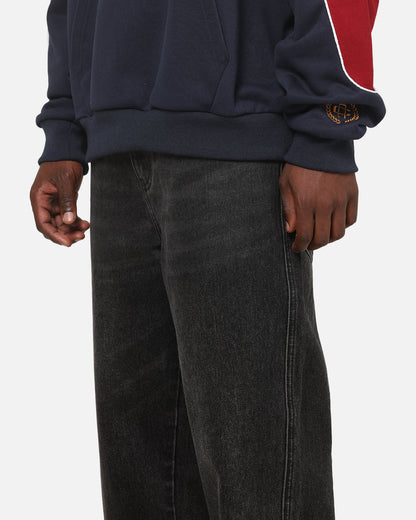 Carre Union Straight Fit Jeans Washed Black