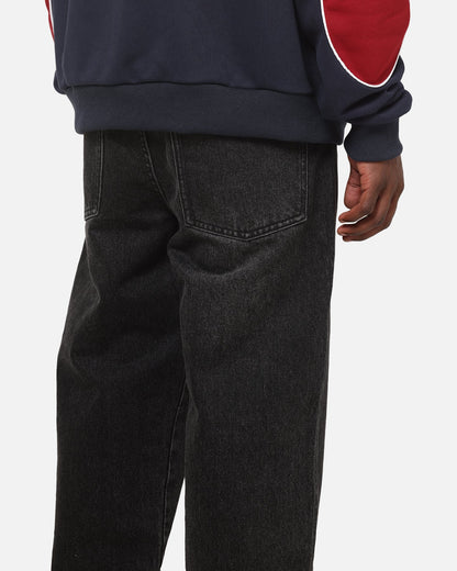 Carre Union Straight Fit Jeans Washed Black