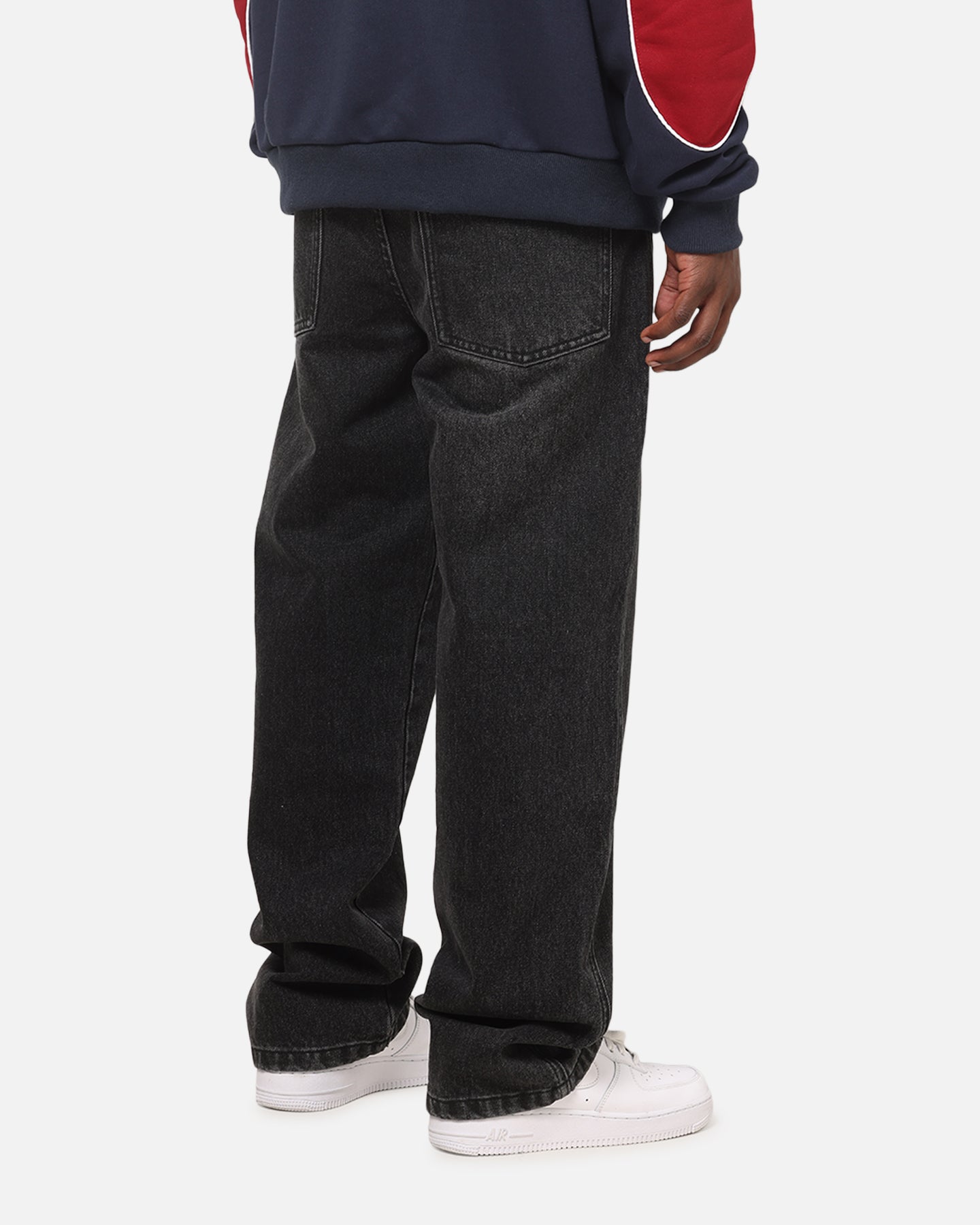 Carre Union Straight Fit Jeans Washed Black