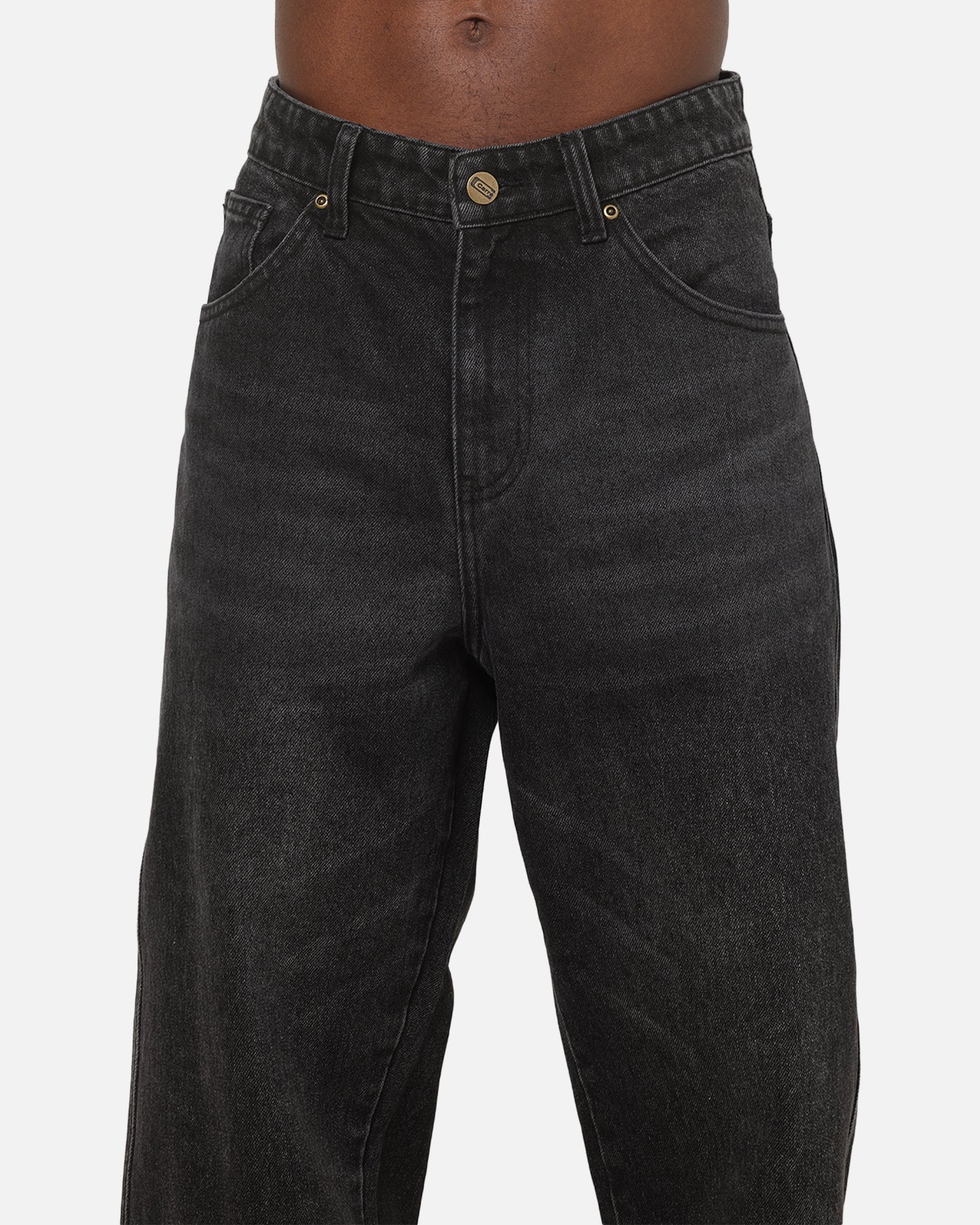 Carre Union Straight Fit Jeans Washed Black