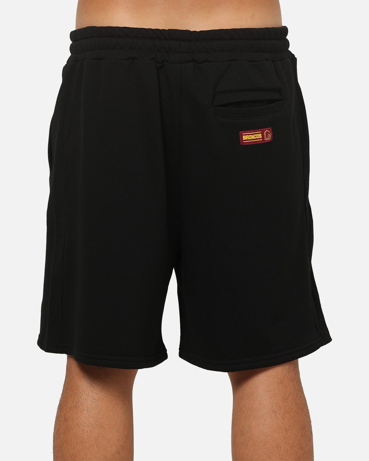 Bleacher Athletic Brisbane Broncos NRL 1908 Track Shorts Black