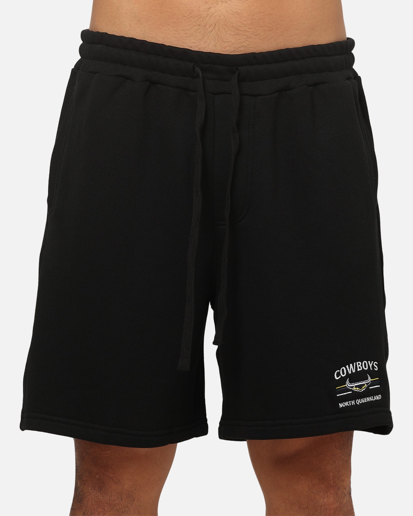 Bleacher Athletic North Queensland Cowboys NRL 1908 Track Shorts Black