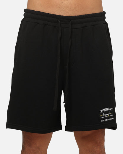 Bleacher Athletic North Queensland Cowboys NRL 1908 Track Shorts Black