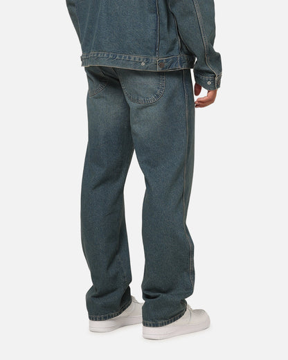 Dickies Thomasville Straight Leg Jeans Khaki Tinted Blue