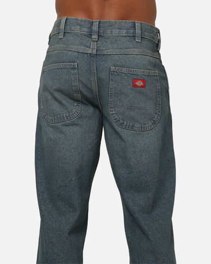 Dickies Thomasville Straight Leg Jeans Khaki Tinted Blue