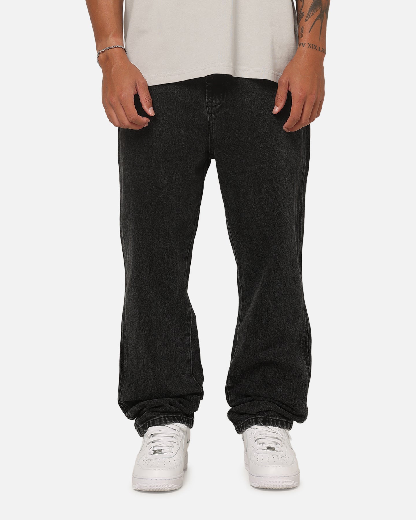 Worship Supplies Lounger Jeans Black Rinse