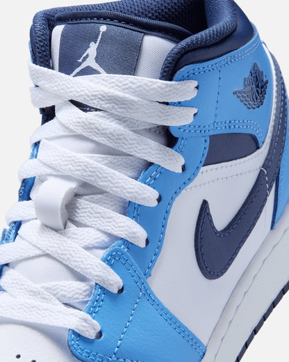 Jordan Kids' Air Jordan 1 Mid (GS) University Blue