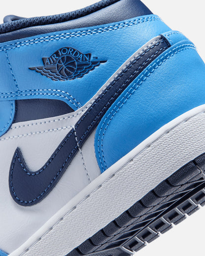 Jordan Kids' Air Jordan 1 Mid (GS) University Blue