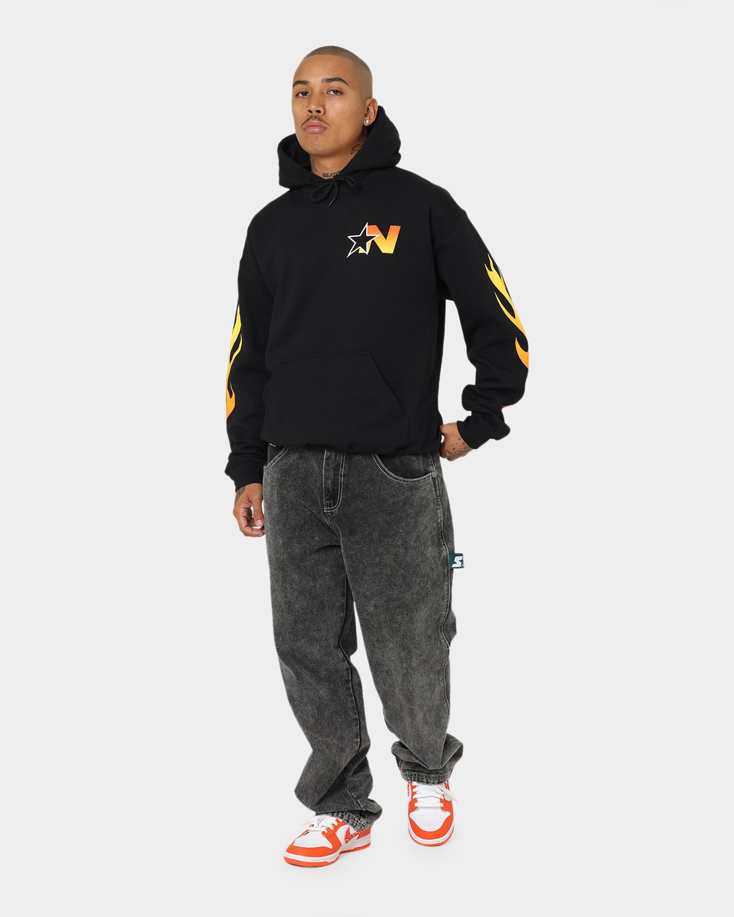 NSYNC Flame Photo Hoodie Black