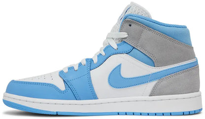 Jordan 1 Mid University Blue Grey