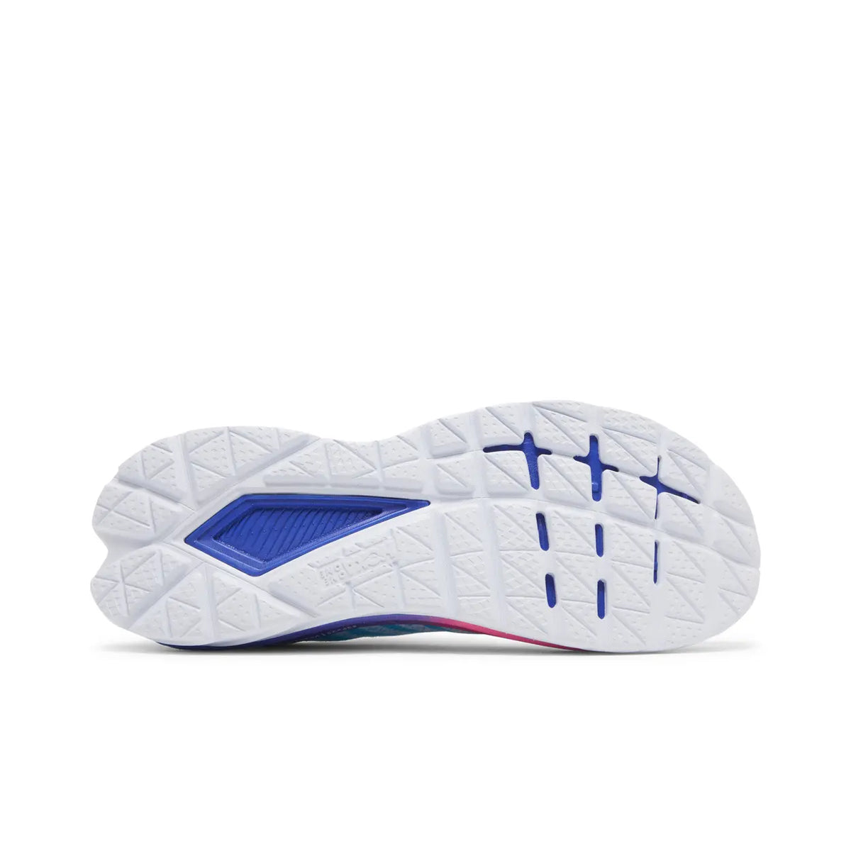 Hoka Mach 5 White Scuba Blue