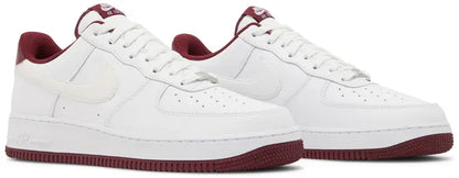 Nike Air Force 1 Low '07 White Dark Beetroot