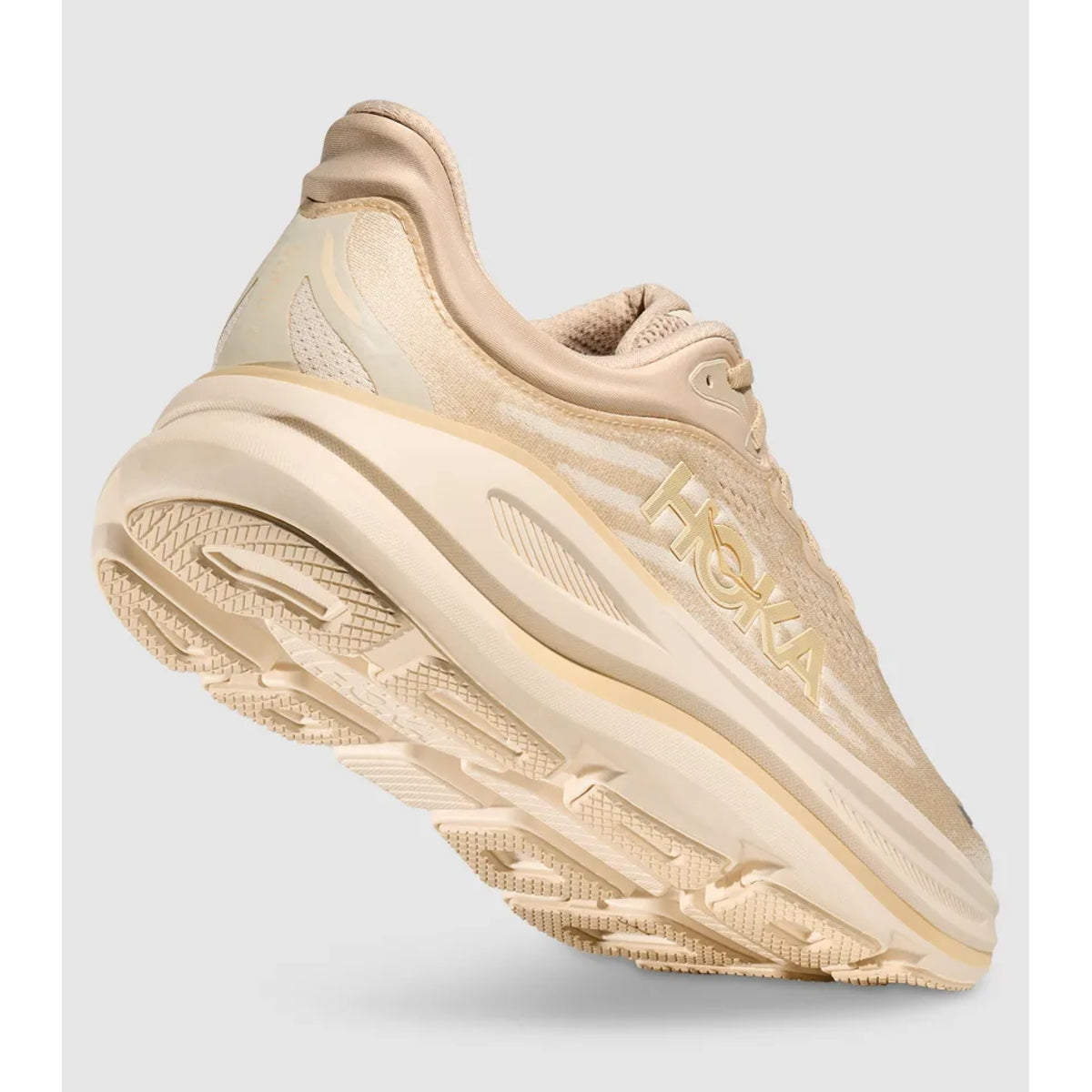 Hoka One One Bondi 9 Oatmeal Oat Milk