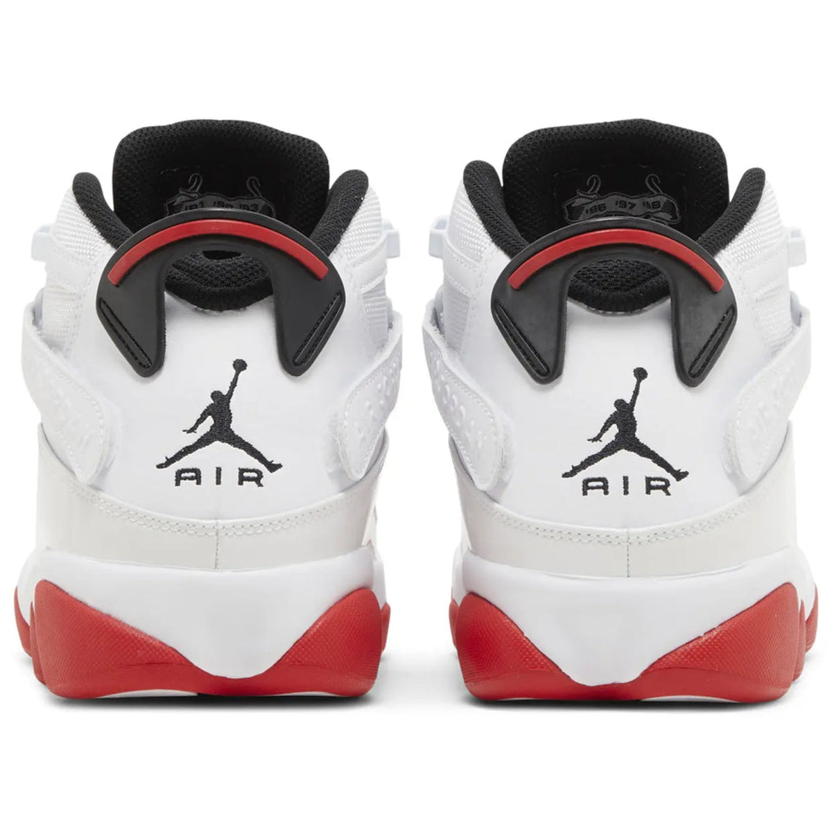 Jordan 6 Rings White University Red Black