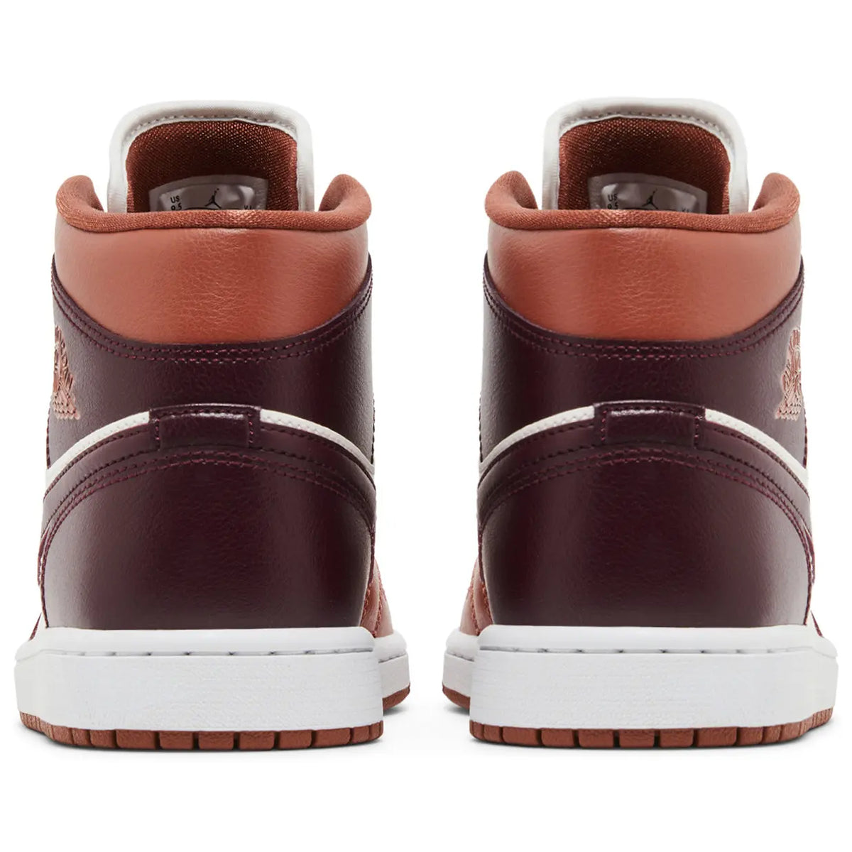 Jordan 1 Mid Dusty Peach Night Maroon (W)