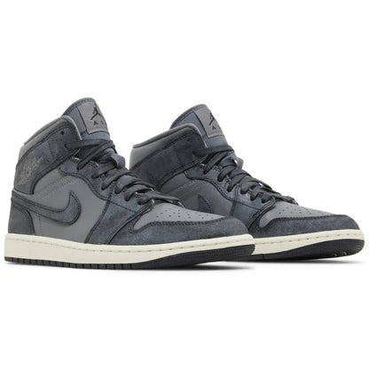 Air Jordan 1 Mid Distressed Smoke Grey (W)