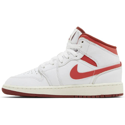 Jordan 1 Mid SE White Dune Red (GS)