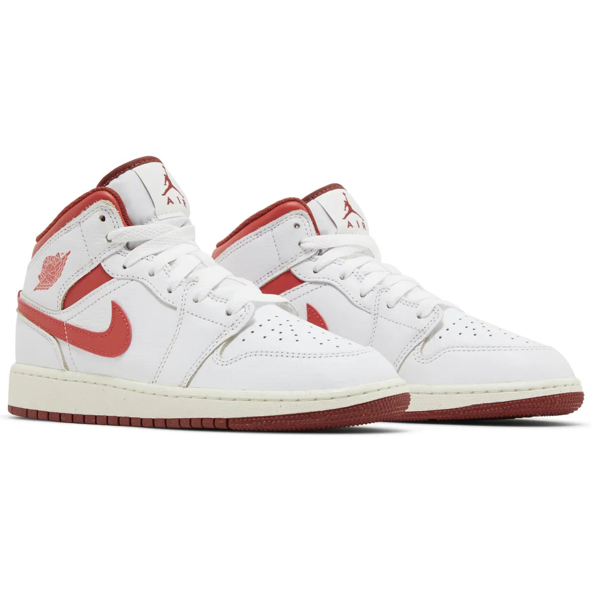 Jordan 1 Mid SE White Dune Red (GS)