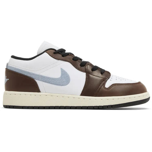 Air Jordan 1 Low Brown White Blue (GS)