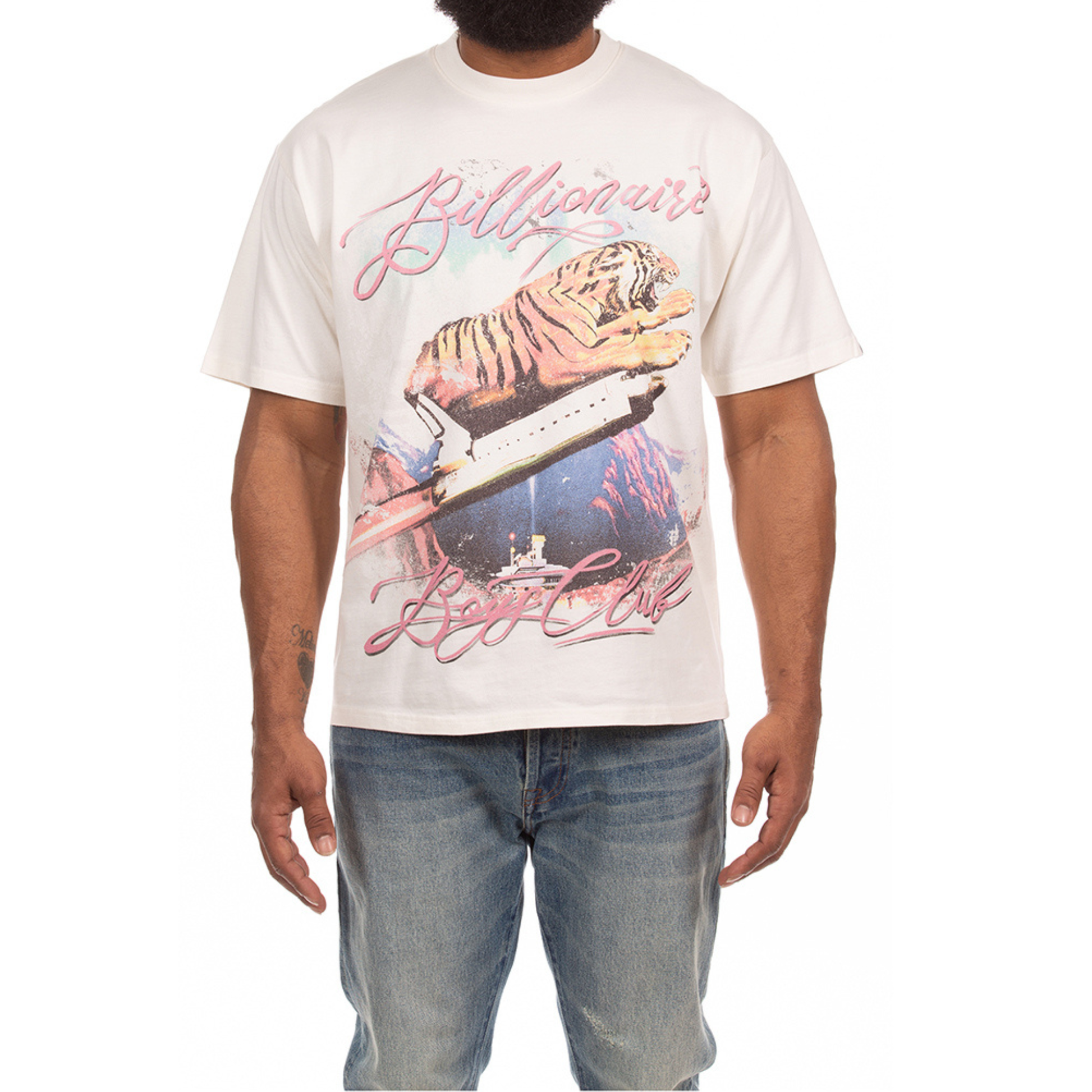 Billionaire Boys Club "Species" SS Knit (White)