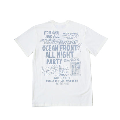 Billionaire Boys Club "Partay" SS Knit OVERSIZED (White)