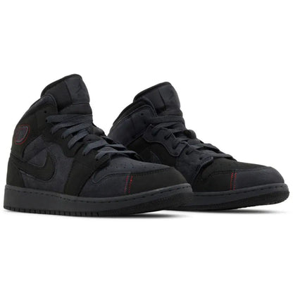 Air Jordan 1 Mid Craft Black (GS)