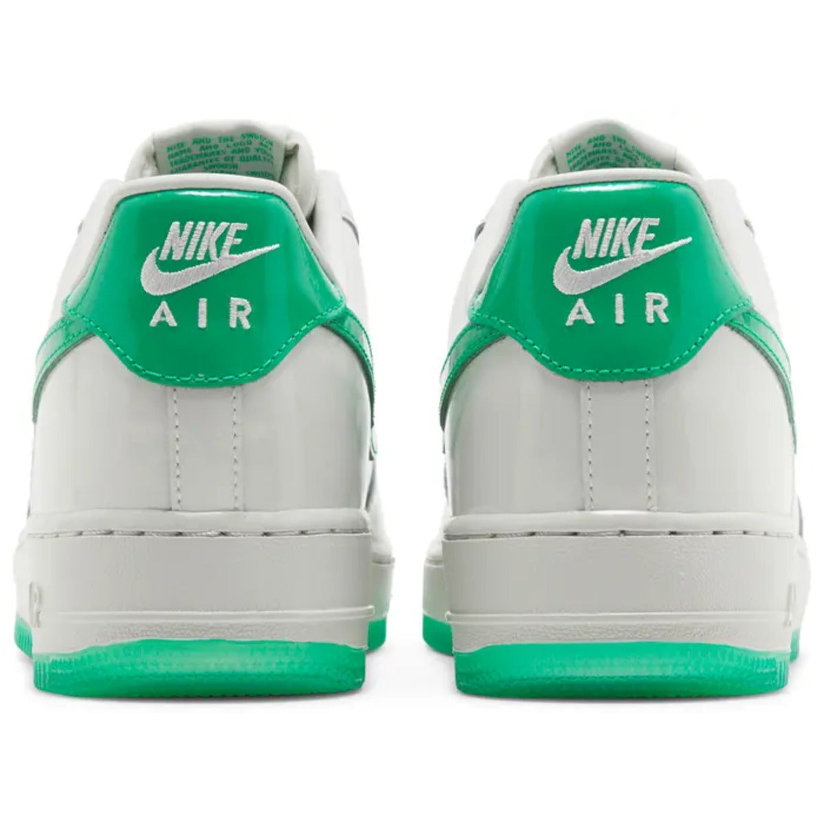 Nike Air Force 1 Low '07 Patent Platinum Tint Stadium Green