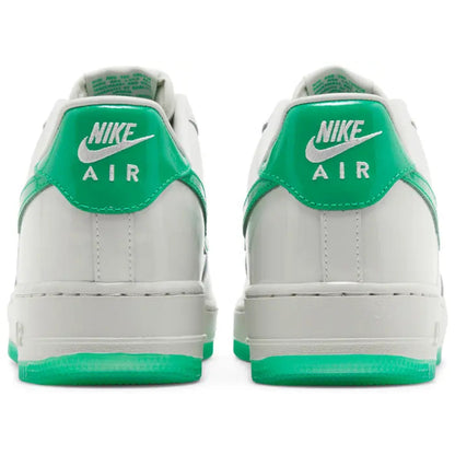 Nike Air Force 1 Low '07 Patent Platinum Tint Stadium Green