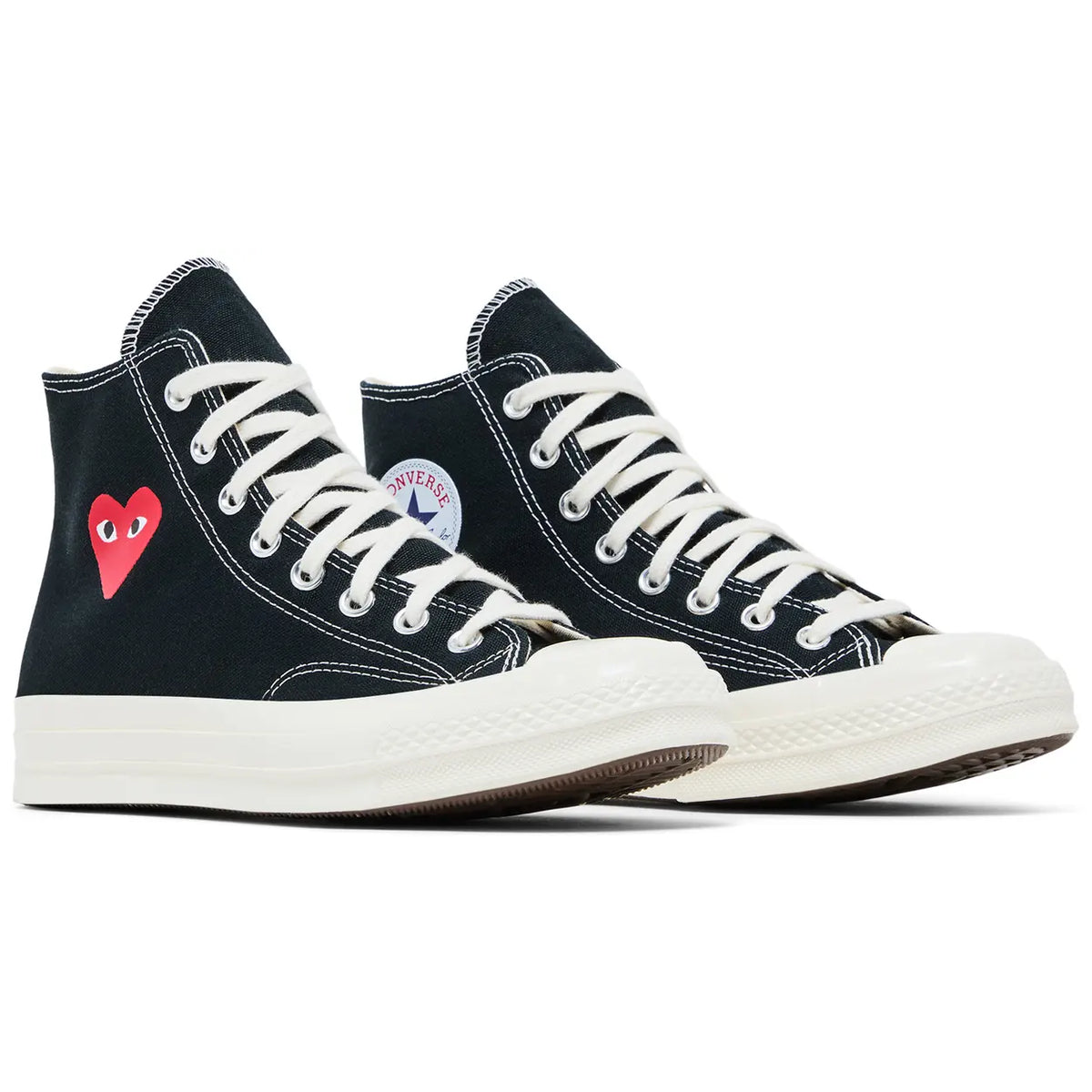 Converse Chuck Taylor All Star 70 Hi Comme des Garcons PLAY Single Heart Black