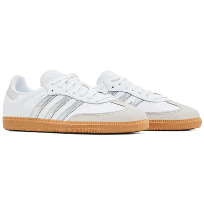 Adidas Samba OG White Silver Metallic Grey (W)
