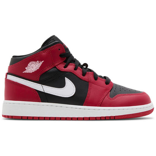 Jordan 1 Mid Gym Red Black White (GS)