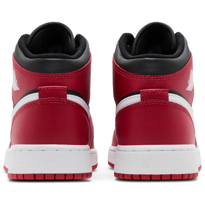 Jordan 1 Mid Gym Red Black White (GS)