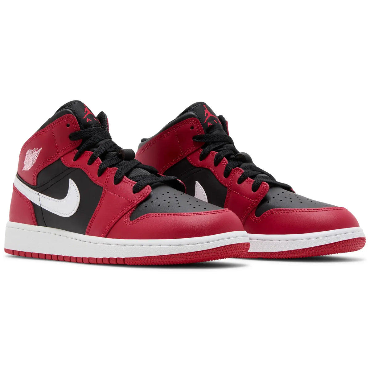 Jordan 1 Mid Gym Red Black White (GS)