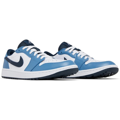 Jordan 1 Low Golf White Aegean Storm