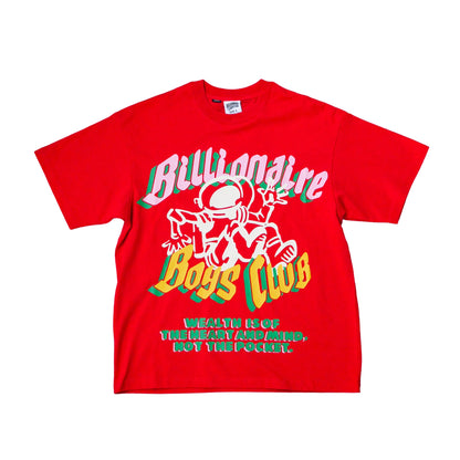 Billionaire Boys Club "Dancetronaut" SS Knit Cropped Fit (Red)