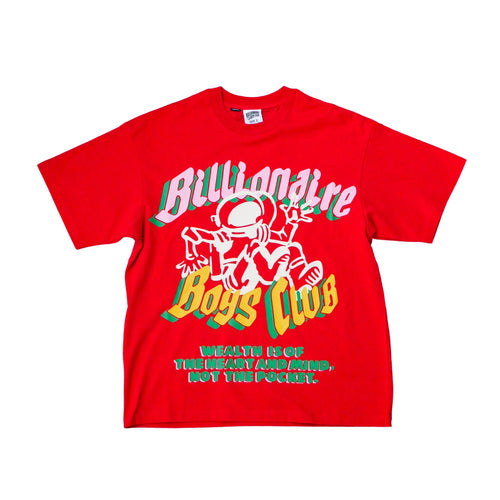 Billionaire Boys Club "Dancetronaut" SS Knit Cropped Fit (Red)