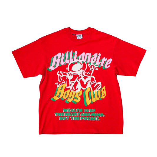 Billionaire Boys Club "Dancetronaut" SS Knit Cropped Fit (Red)