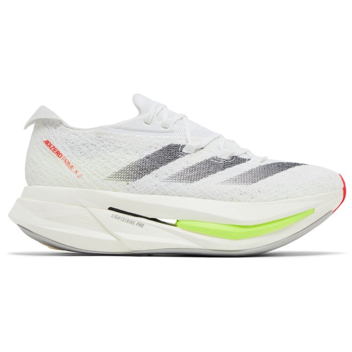 adidas Adizero Prime X 2.0 Strung White Black Lucid Red