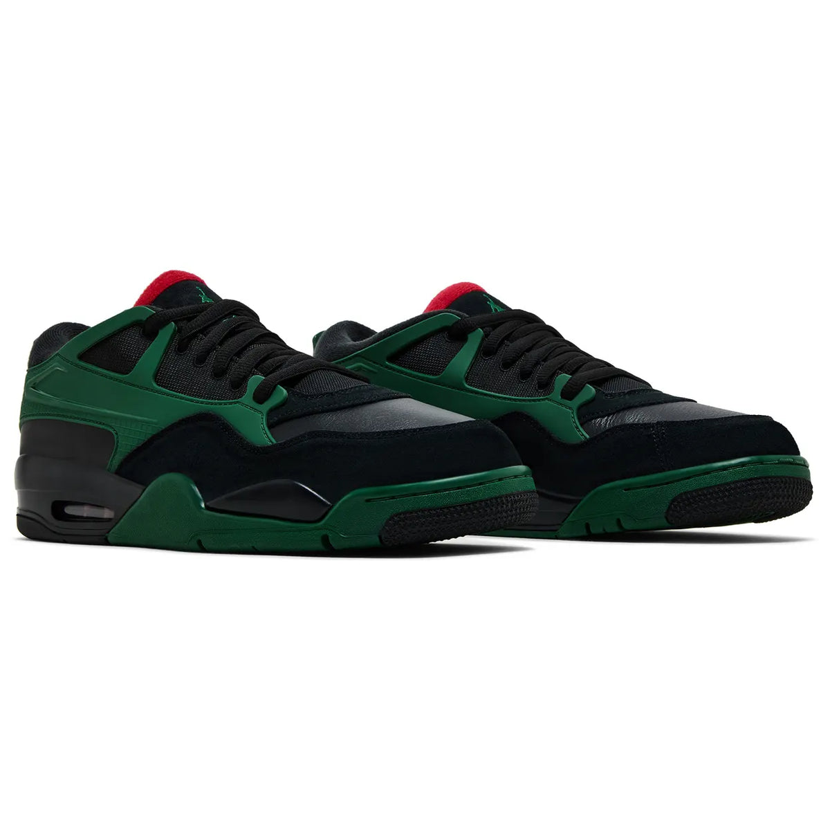 Jordan 4 RM Black Gorge Green University Red