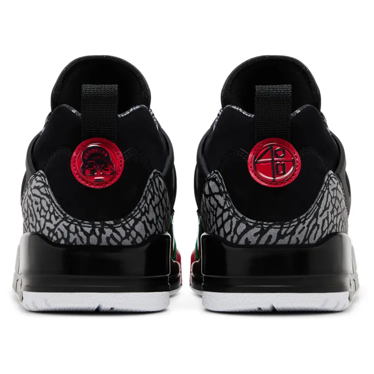 Jordan Spizike Low Black Classic Green White Varsity Red