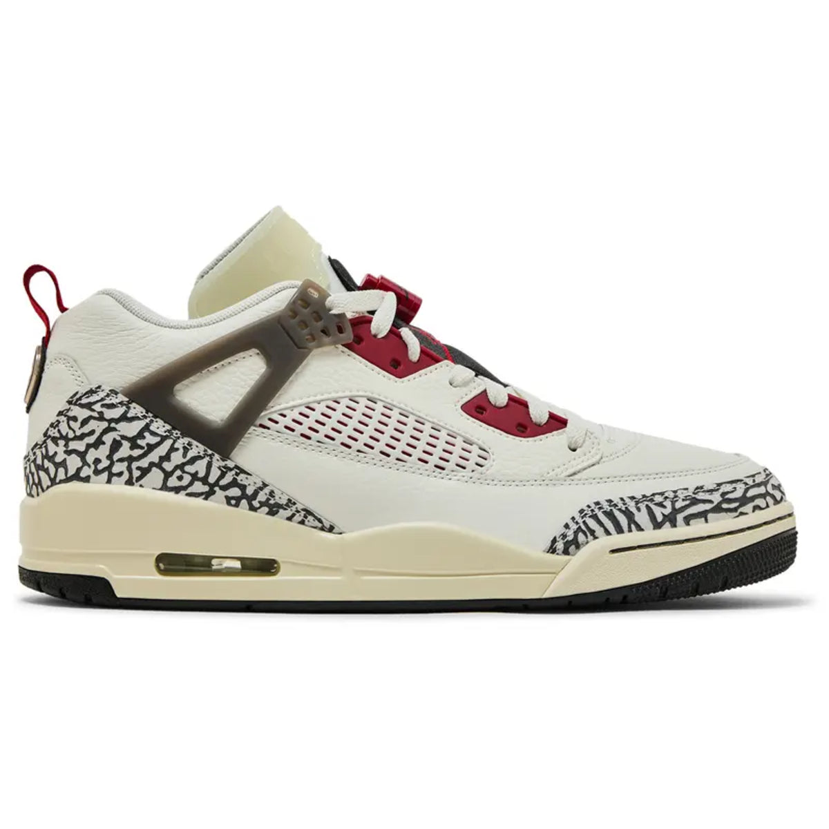 Jordan Spizike Low Sail Anthracite Coconut Milk Varsity Red