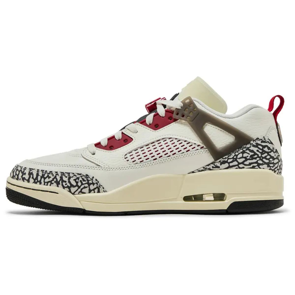 Jordan Spizike Low Sail Anthracite Coconut Milk Varsity Red