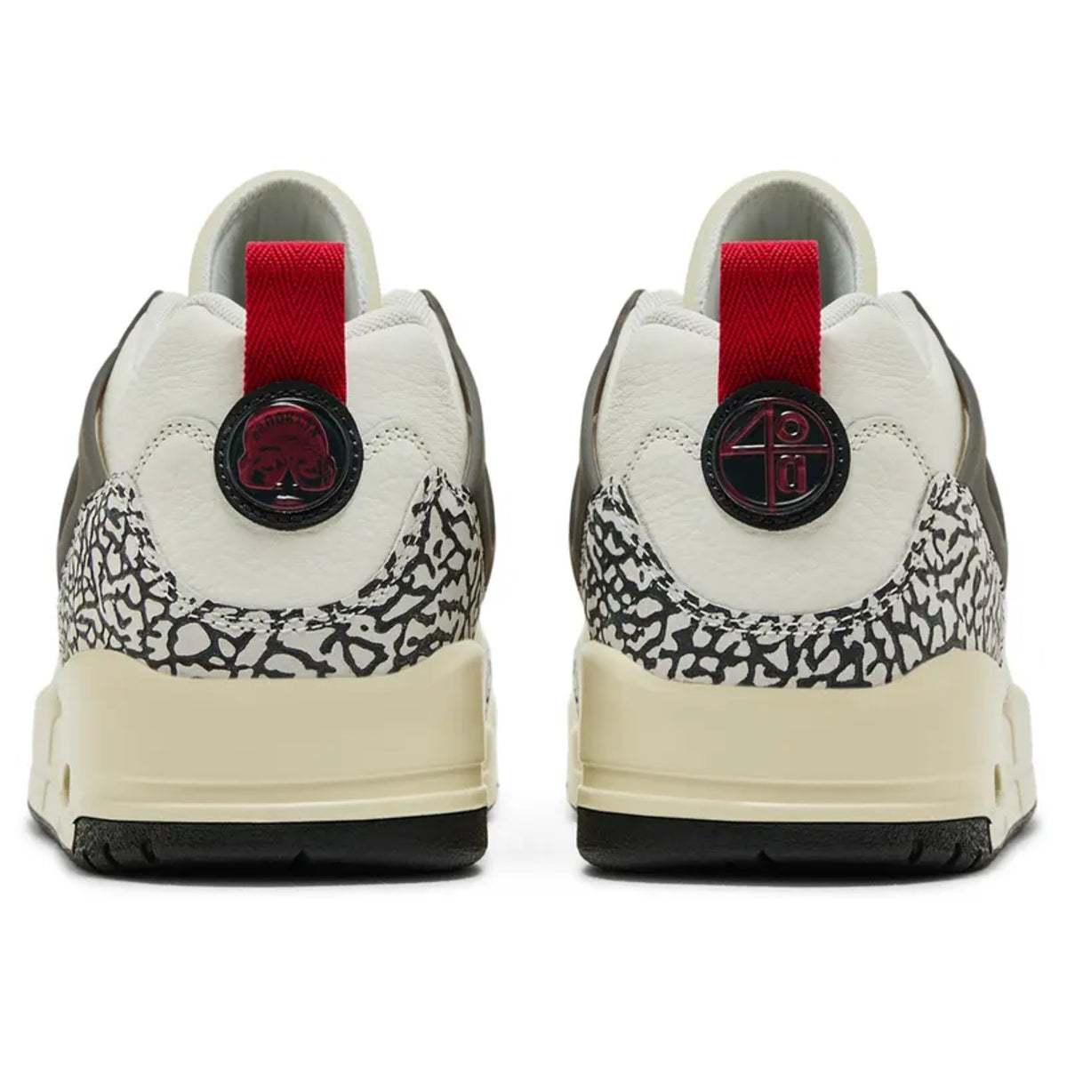 Jordan Spizike Low Sail Anthracite Coconut Milk Varsity Red