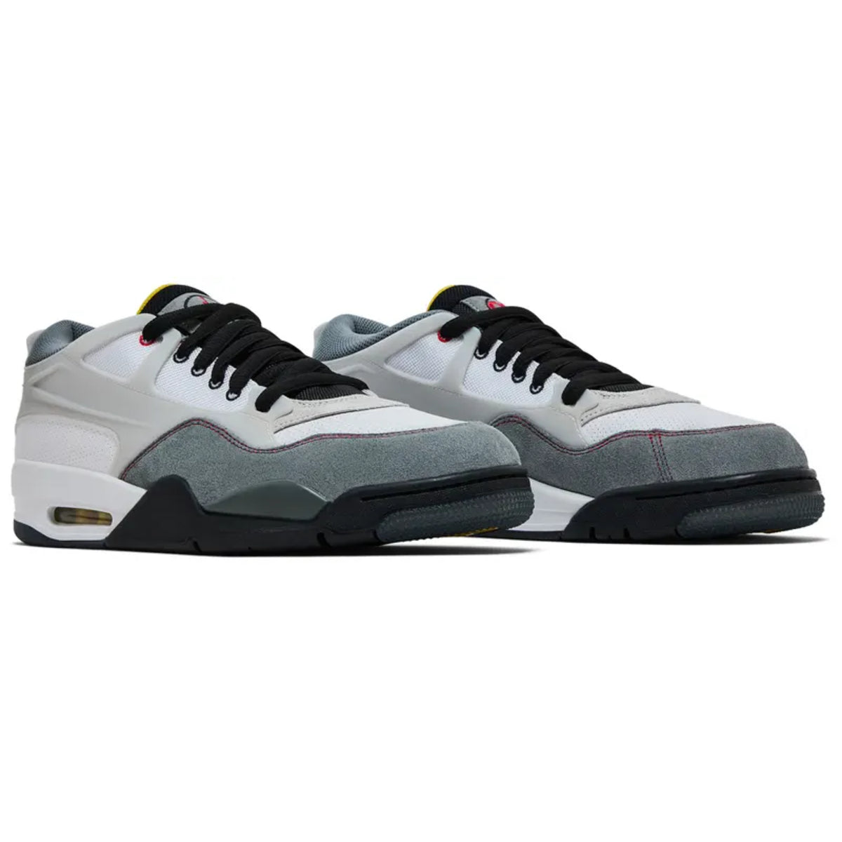 Jordan 4 RM Premium White Black Smoke Grey Fire Red