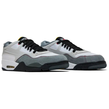 Jordan 4 RM Premium White Black Smoke Grey Fire Red
