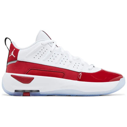 Jordan Max Aura 7 White Gym Red Black