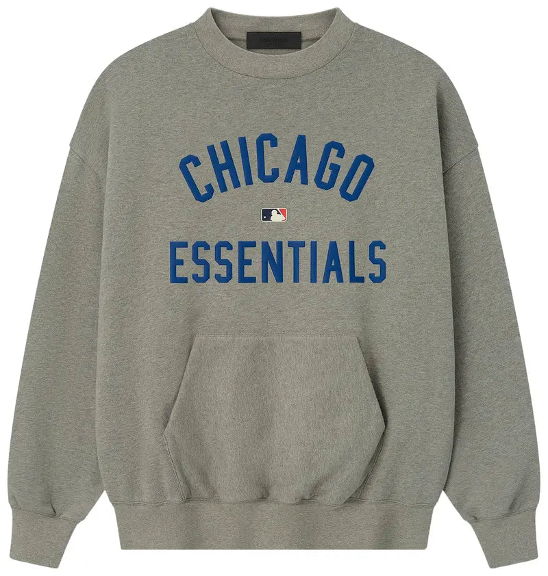 Fear of God Essentials Cubs Sport Crewneck Concrete Heather
